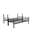 Metal Board Bunk Bed Frame for School Dormitory Army Hotel Hospital Furniture